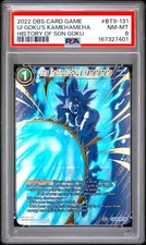 2022 DRAGON BALL SUPER CARD GAME #BT9-131 ULTRA INSTINCT GOKU'S KAMEHAMEHA PSA 8