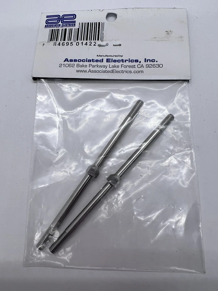 Team Associated Factory Team 1422 RC8B3.1 Titanium Turnbuckle. 4mm X 85mm Pair - Image 2 of 3