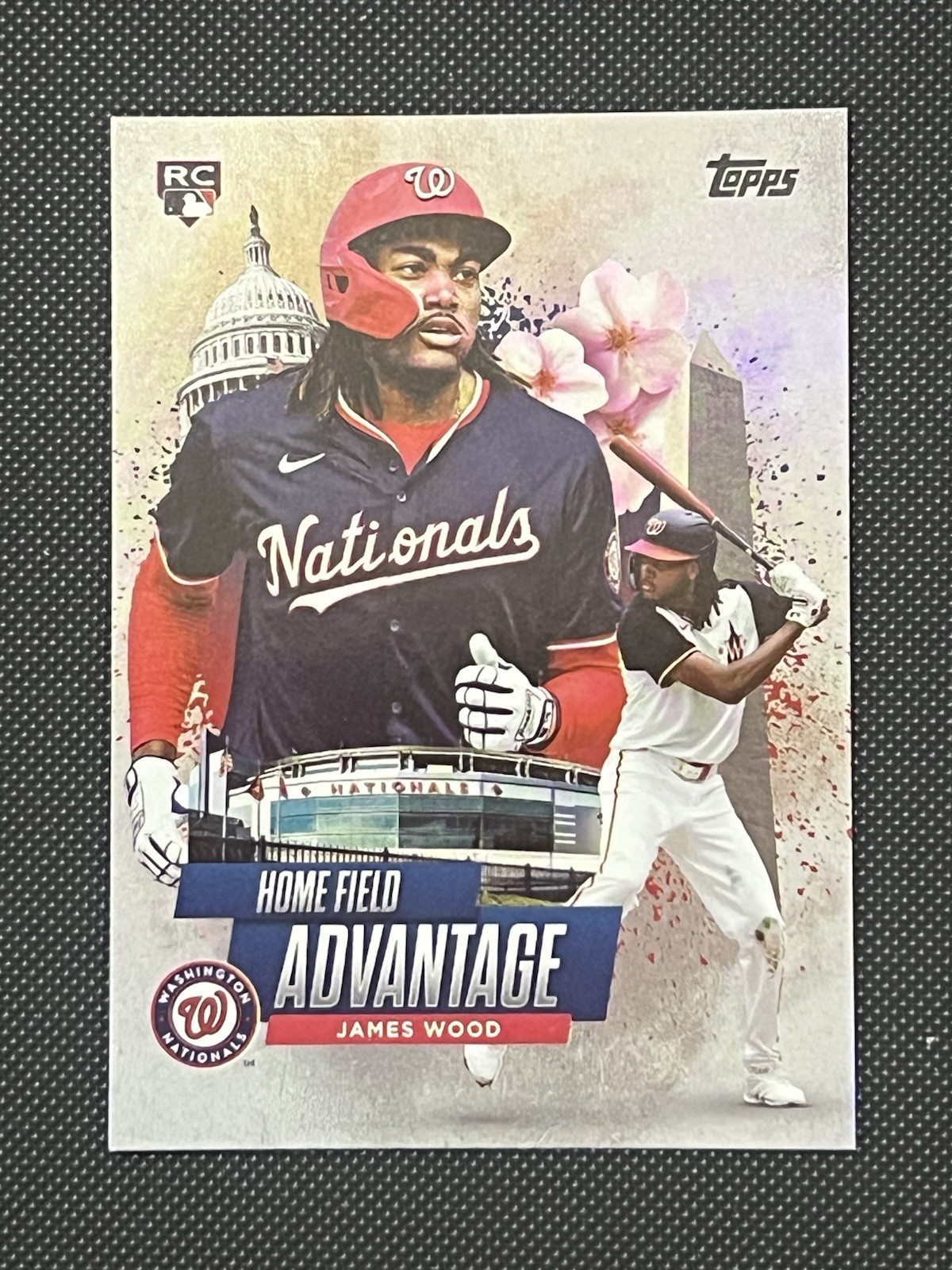 2025 Topps Series 1 JAMES WOOD HOME FIELD ADVANTAGE (RC) #HA-9 GEM MINT