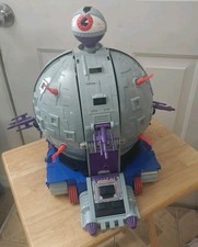 Vehículo Technodrome Teenage Mutant Ninja Turtle Toy TMNT 1990 de colección como está
