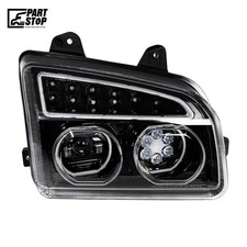F01154-R Passenger Side Blackout Full LED Headlight for Kenworth T880 (2014–2024