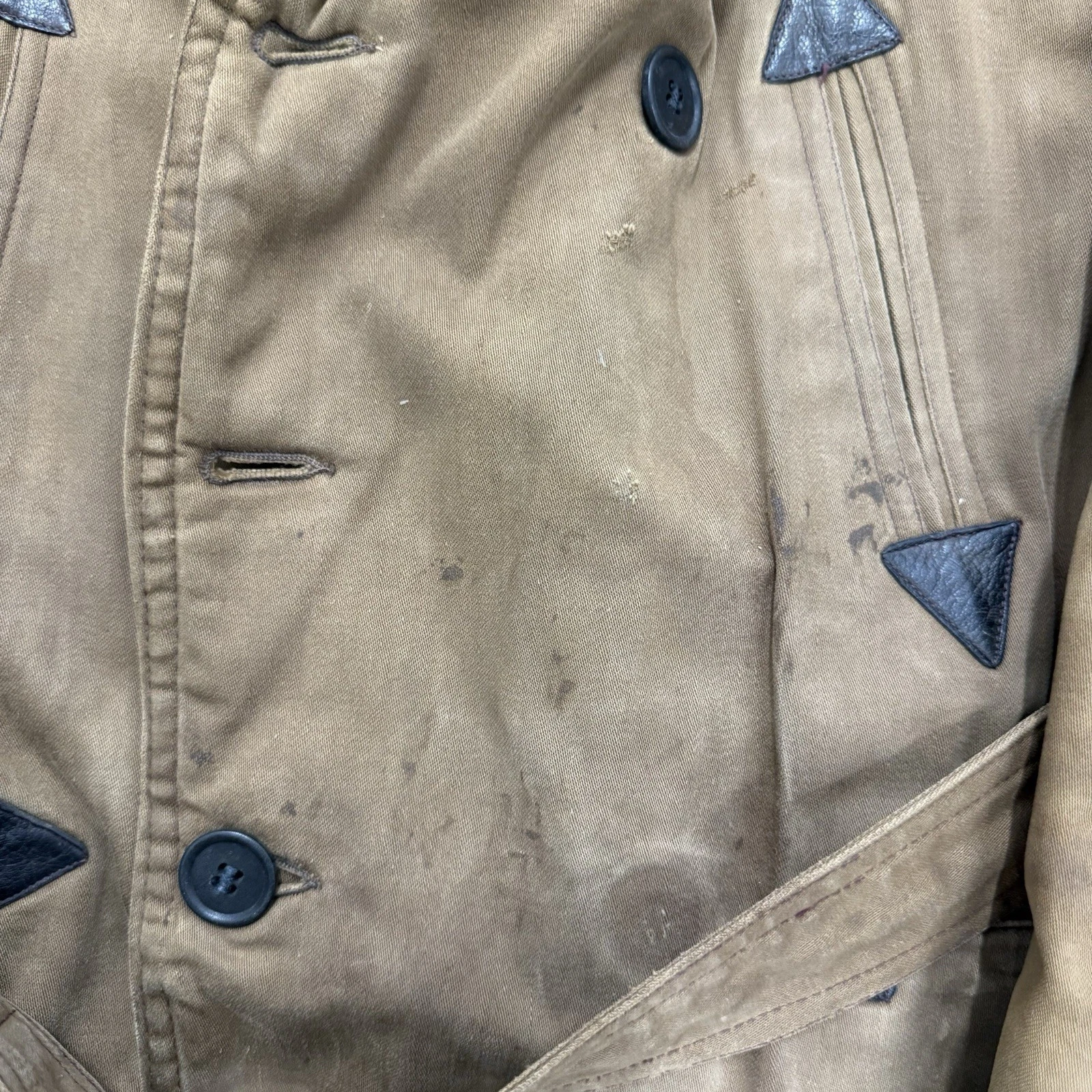 Vintage 40s Monarch Barnstormer Warm Belted Overcoat - product detail image 15