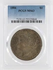 1884 Morgan Silver Dollar PCGS MS63 S$1 Philadelphia Minted No Reserve
