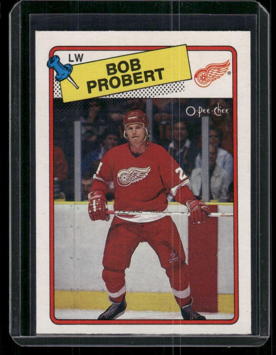 1988-89 O-Pee-Chee #181  Bob Probert   RC Detroit Red Wings