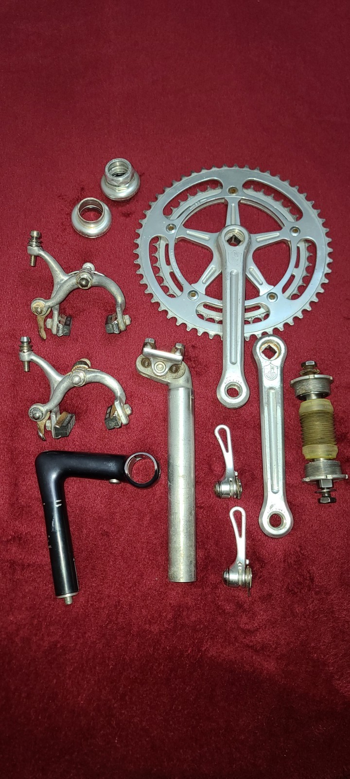 Campagnolo Nuovo Record Partial~Groupset,crankset,headset,se
