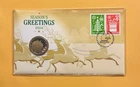 2014 Australia PNC Christmas Season's Greetings UNC Coloured $1 Coin