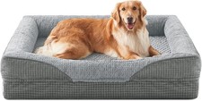 Orthopedic Dog Beds Large Sized XL Washable Egg-Crate Memory Foam Dog Couch Bed