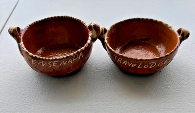 Vintage Travel Lodge Ensenada Pottery Bowls Set of 2