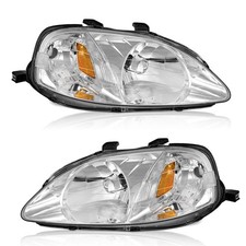 Weelmoto Chrome Headlights For 1999-2000 Honda Civic Ek Ej Lx Ex Si Leftright Weelmoto Chrome Headlights For 1999-2000 Honda Civic Ek Ej Lx Ex Si Leftright