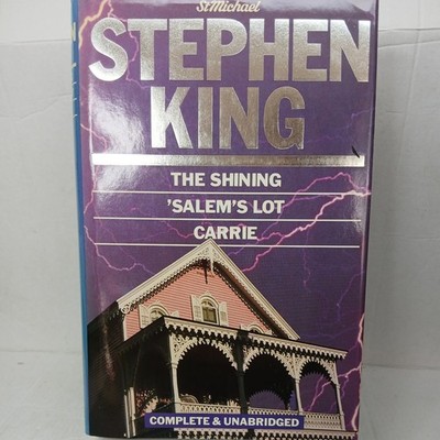 Stephen King - Shinning, Salems Lot , Carrie St Michaels exclusive HB Book