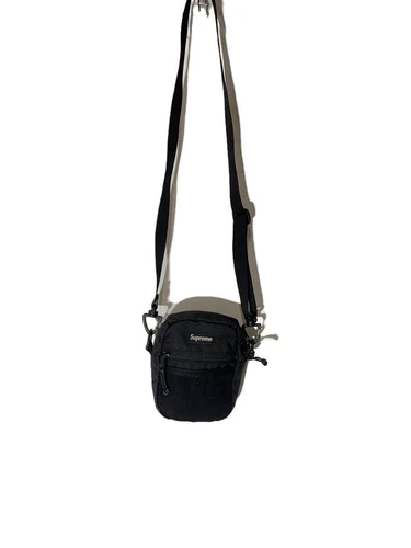 Sac bandoulière Supreme nylon noir occasion
