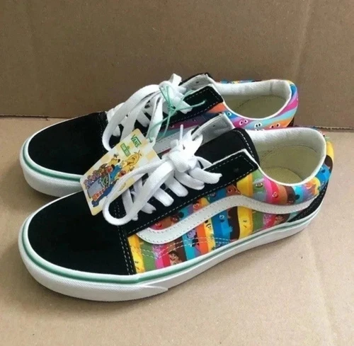 Taglia 6 VANS Sesame Street x Oldol Skoolce strisceeno
