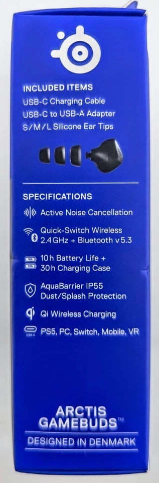 SteelSeries Arctis GameBuds for PlayStation/PC/Switch/Mobile 2.4GHz + Bluetooth! - Image 2 of 4