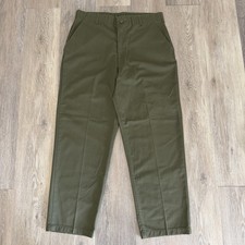 Vintage US Army Pants Mens 34x29 Olive OG 507 Military Uniform Trousers 80s