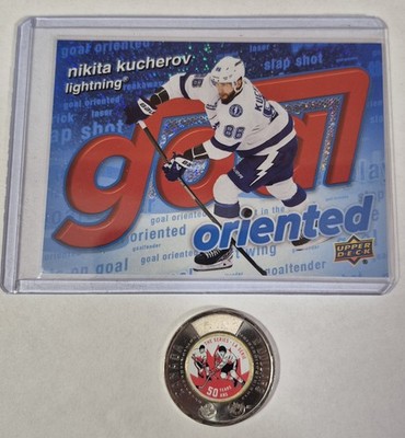 2025 Upper Deck Nikita Kucherov Goal Oriented Speckle #GO-20 Lightning