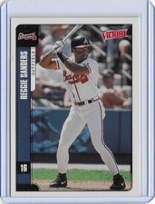 2001 Victory - No. 283 - Reggie Sanders - Atlanta Braves