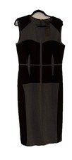NWT BCBG Maxazria Karlie  Stylish Flattering Sheath Dress Exposed Zipper Sz Lg