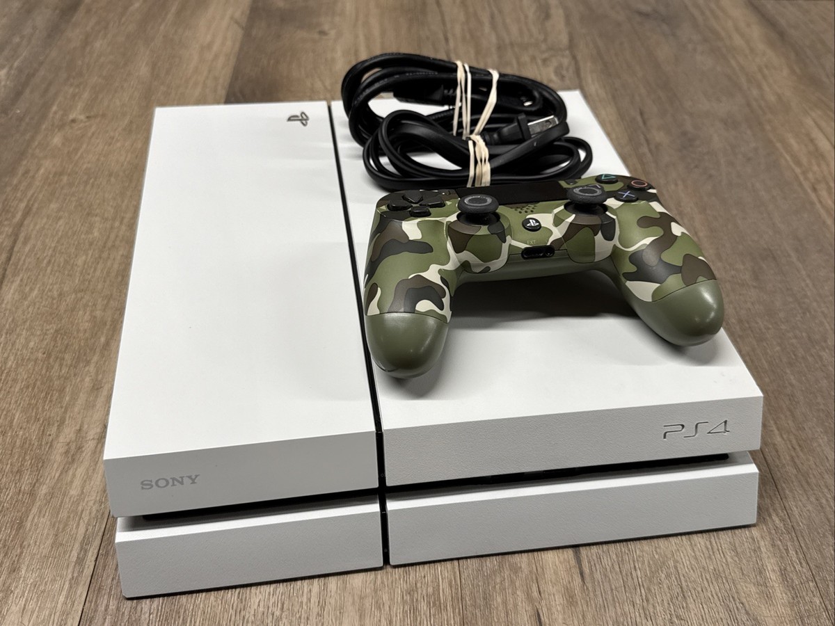 Sony PS4 Glacier White 500GB Console CUH-1115A w/ Controller | eBay