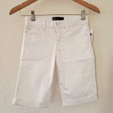 NWT - GAP White Girls Jean Shorts - Size 12 SLIM - 9" inseam