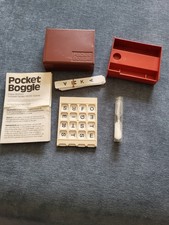 Vintage 1980 Complete Pocket Boggle Parker Brothers Portable Hidden Word Game