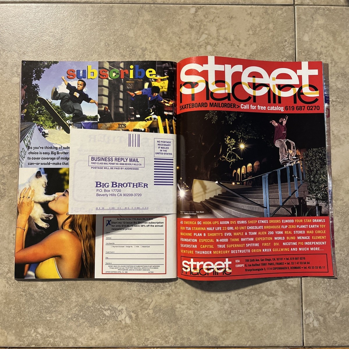 Big Brother Skate Magazine December 1997 Wee Man Cover Pancho