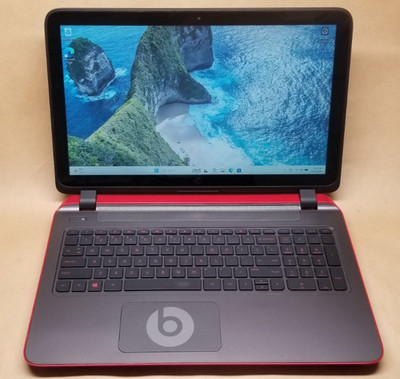 HP BEATS EDITION 15'' TOUCH, AMD A8-5545M, 8 GB RAM 500GB SSD Win 11 (15-p099nr)