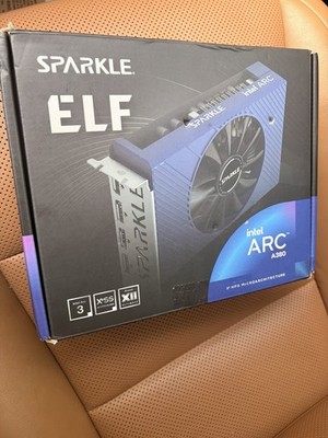 Sparkle Intel Arc A380 ELF DDR6 HDMI 2000MHz 6GB Single Fan Graphics Card - Blue