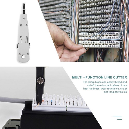 1Pcs Kd-1 Wire Cutter Telecom Pliers Trapezoidal Module Network Cable Punch Tool - Afbeelding 9 van 10