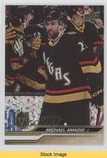 2023-24 Upper Deck Series 2 Speckled Rainbow Foil Michael Amadio #433 READ 1d0j