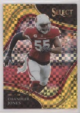 2021 Panini Select Field Level Gold Prizm 2/10 Chandler Jones #303 10qe