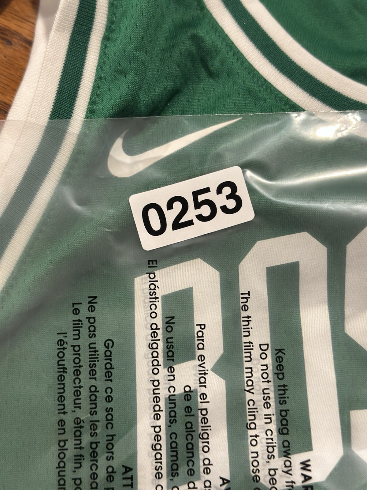 Nike Antoine Walker BOSTON CELTICS NBA Swingman youth Large Kids Basketball thumbnail 8