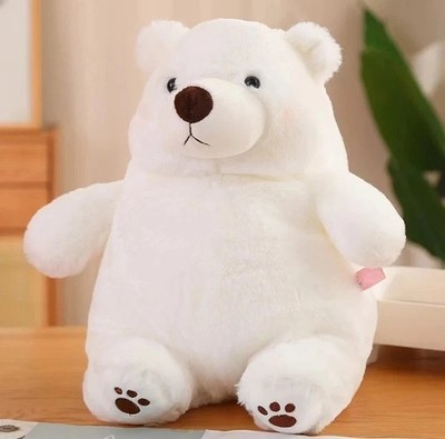 Fat Polar Bear 10 inch Stuffed Animal Plush Toys Toddler Doll Kids Gifts
