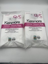 Genuine Kenmore 53292 Canister Vacuum Bags Type Q C 6 Bags 2-Pack 12 Total HEPA