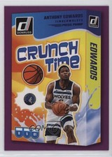 2024-25 Panini Donruss Crunch Time Press Proof Purple Anthony Edwards #15 0dm1