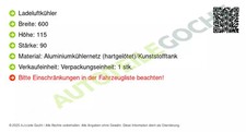 Ladeluftkühler Turbokühler für Hyundai Kona OS OSE OSI 2017-2023 Ladeluftkühler Turbokühler für Hyundai Kona OS OSE OSI 2017-2023