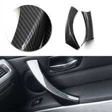 2x Carbon Autogriff T�rgriff Innengriff Rechts Trim F�r BMW E90 E91 2004-2012