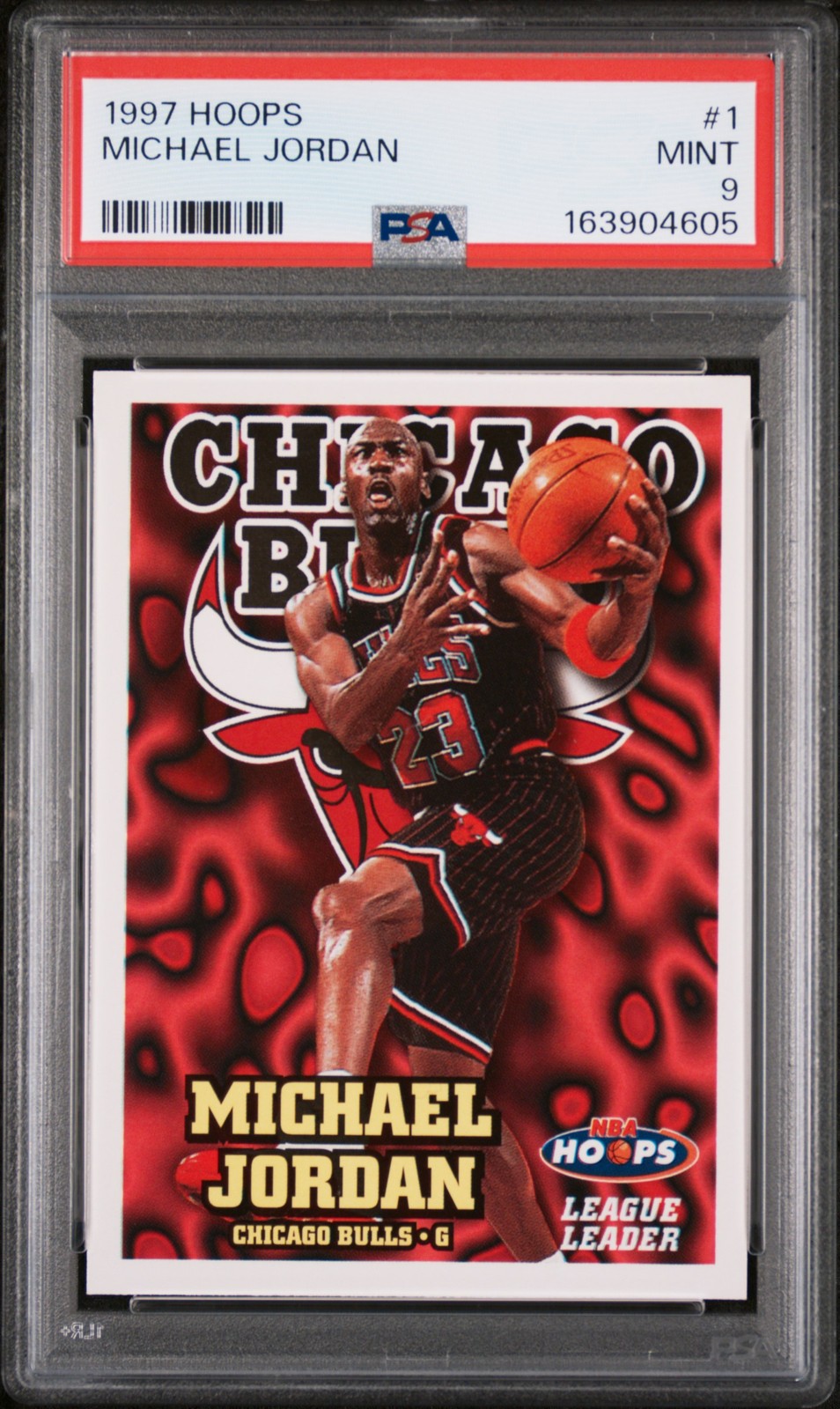 1997 HOOPS #1 MICHAEL JORDAN PSA 9