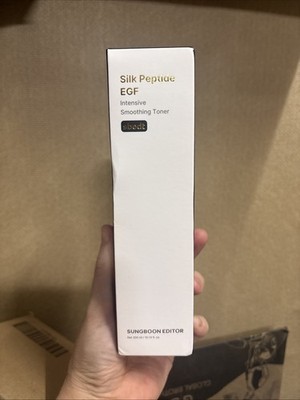 Sungboon EDITOR Silk Peptide EGF Intensive Smoothing Toner - NEW Exp 12/2028