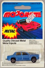 Vintage Majorette Oldsmobile / #253 / Blue / Open Package / Made in France