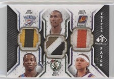 2009-10 SP Game Used /60 Jeff Green Gabe Pruitt Jared Dudley Triple Patch 2d0