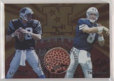 1997 Collector's Edge Masters Gameball Kerry Collins Troy Aikman #17 HOF wo2