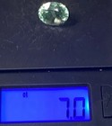 7 Carat Oval Cut Green Australian Sapphire — photo 4
