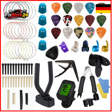 Gitarrenzubehör Set 78 Stück Gitarrenstimmg...