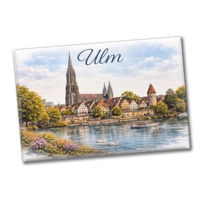 Ulm Metallschild Ulmer Münster Altstadt Donau