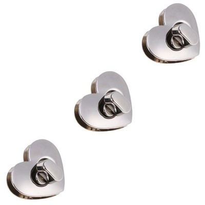 2 Stück herzförmiges Lock Ornament DIY Metall Open-Close Zubehör für