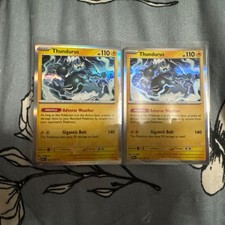 Pokémon TCG Thundurus Reverse Holo Obsidian Flames Card 70/197 Lot of 2