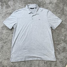 Travis Mathew Polo Shirt Mens 2XL Gray Dot Pattern Golf Performance Casual XXL