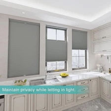 Changshade CUSTOM CUT No Drill Top Down Bottom Up Cellular Shade Honeycomb Blind