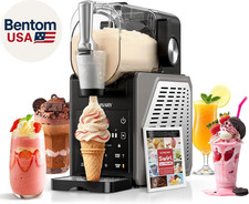 Slushie Machine, 85Oz Ice Cream Machine & Slushy Machine for Home, with LED Disp