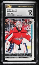 2018-19 Upper Deck Young Guns Ilya Samsonov #463 CSG 10 Gem Mint 4db